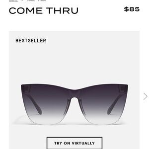 Quay Australia Black “come thru”